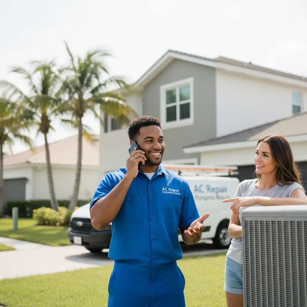 AC Repair Pompano Beach customer support in Crafton